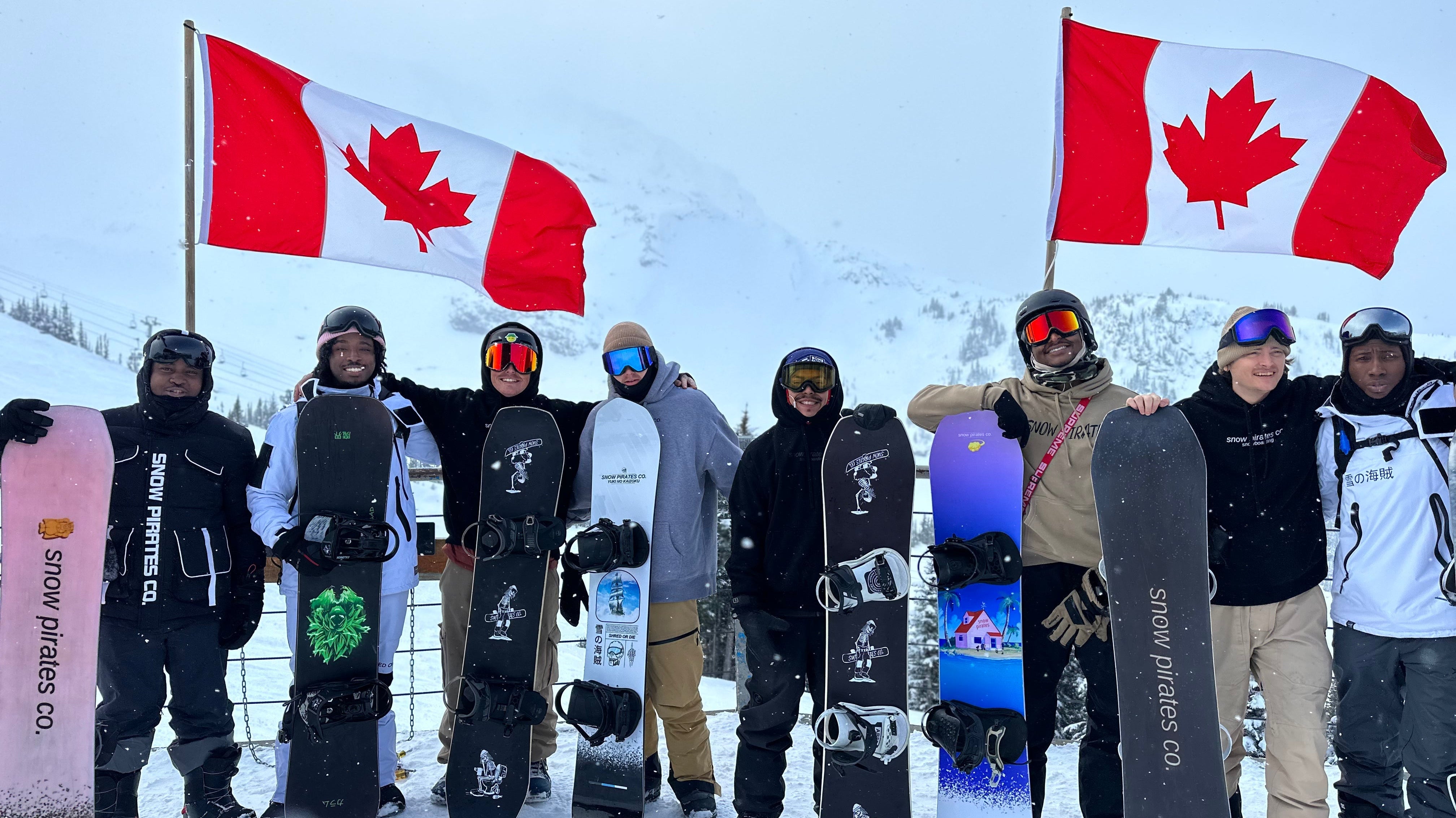 Snow Pirates Team & Friends Go to Canada