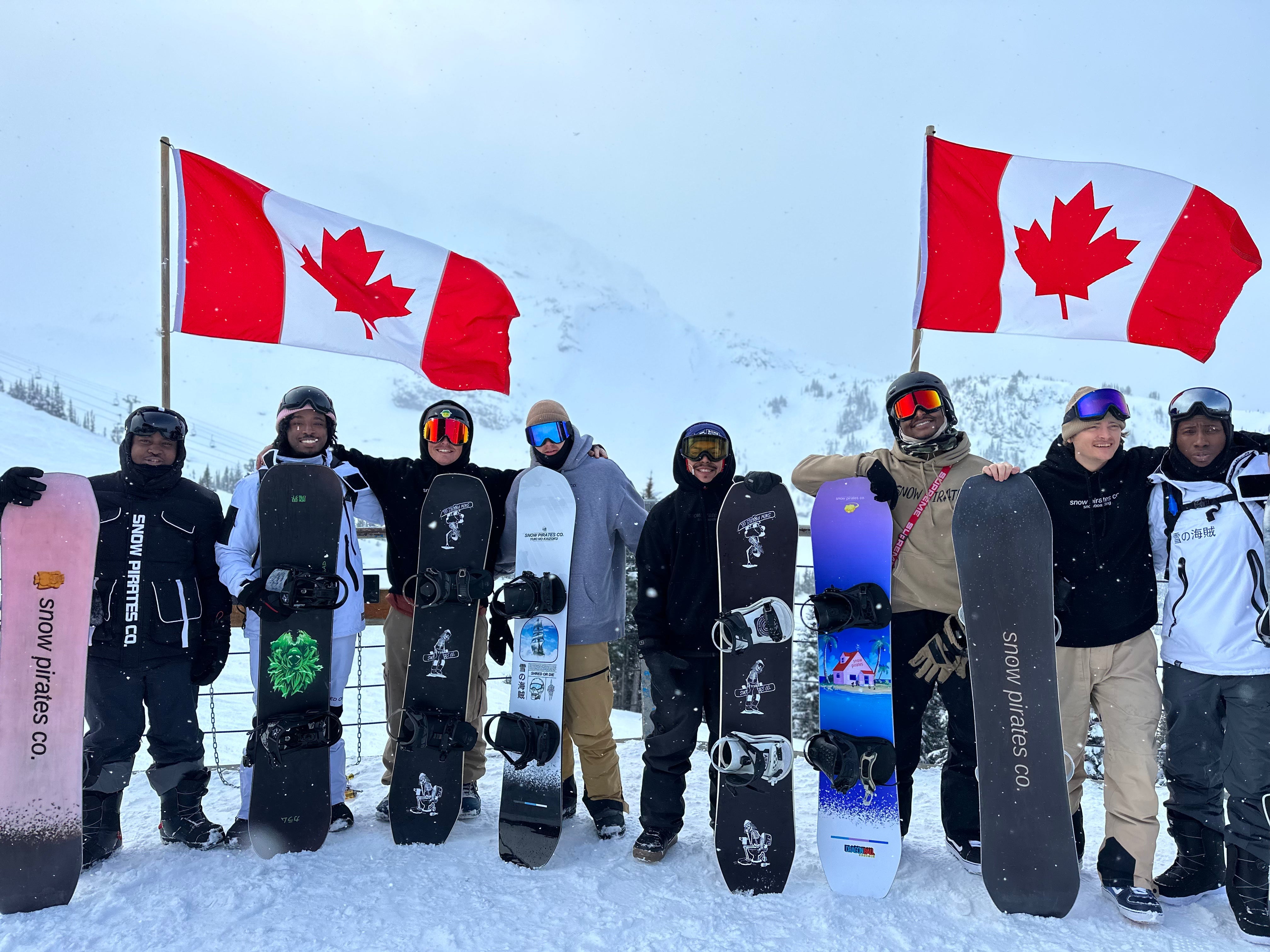 Snow Pirates Team & Friends Go to Canada