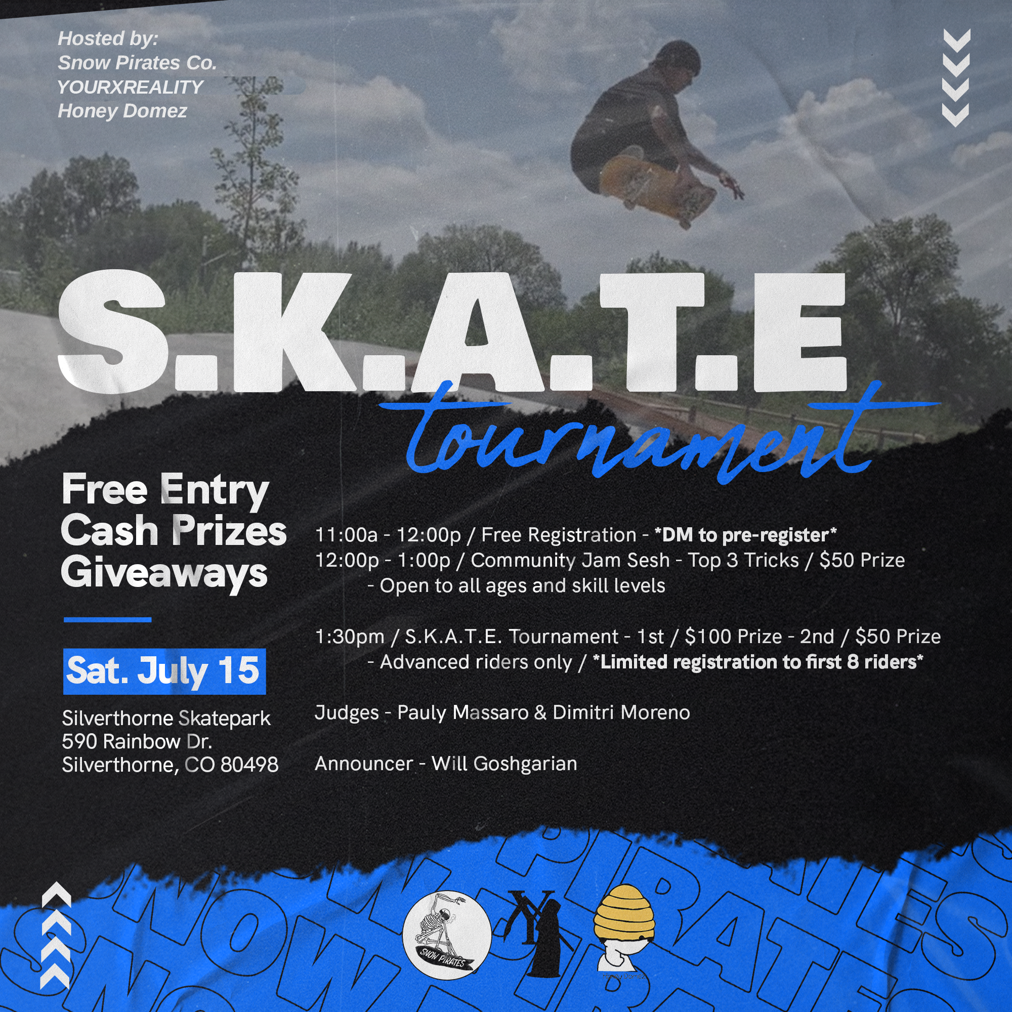 Silverthorne Skate Jam - Hosted by Snow Pirates Co.